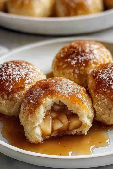 Apple Pie Caramel Bombs