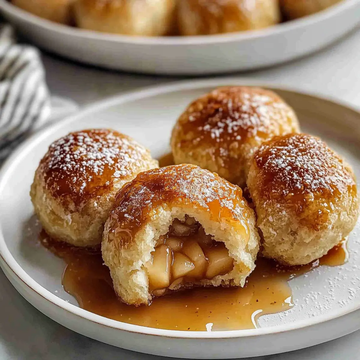 Apple Pie Caramel Bombs