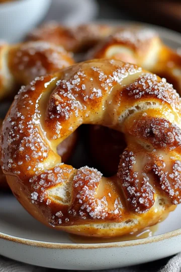 Cinnamon Sugar Soft Pretzels