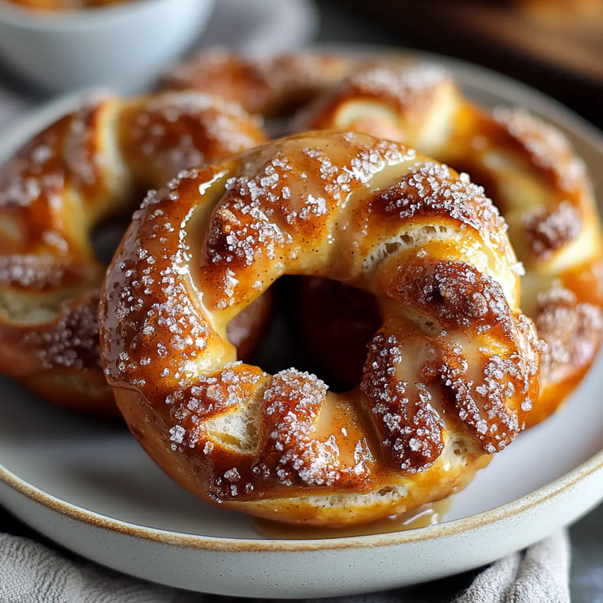Cinnamon Sugar Soft Pretzels