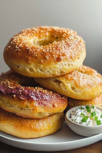 Low Carb Cottage Cheese Bagels
