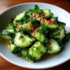 Delicious Garlic Cucumber Salad