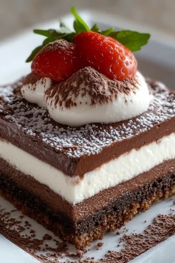 Sugar-Free Chocolate Layered Dessert