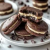 Brownie Cookie Dough Sandwich Cookies