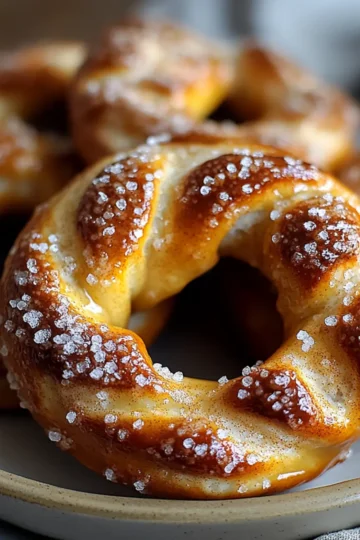 Cinnamon Sugar Soft Pretzels