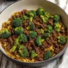Ground Beef and Broccoli