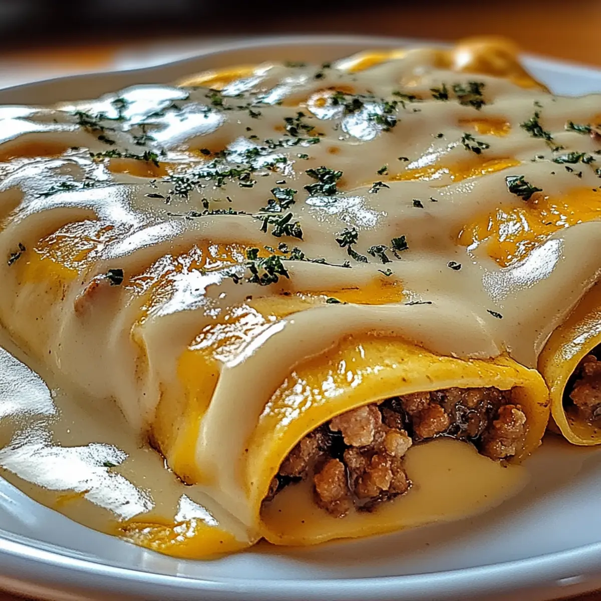 Enchiladas with Sausage Gravy