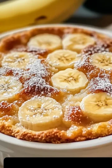 Southern Banana Cobbler Dessert