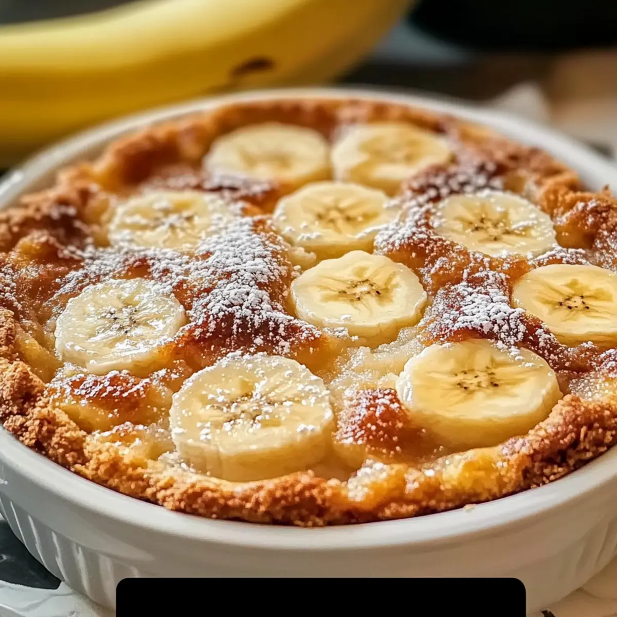 Southern Banana Cobbler Dessert