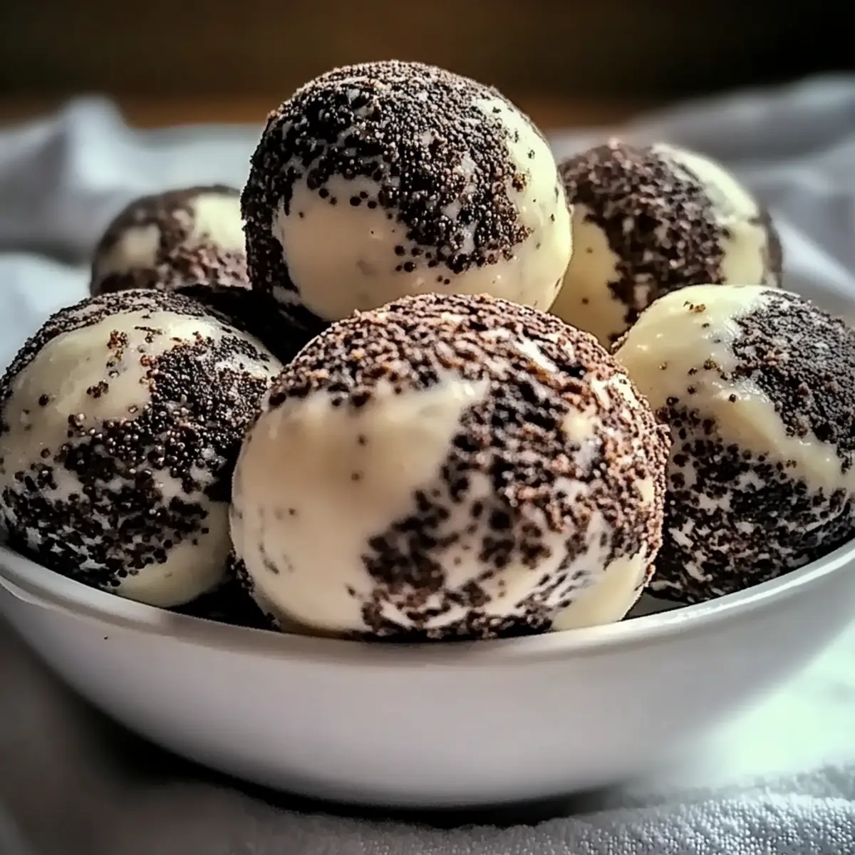 Cream Cheese Oreo Protein Balls