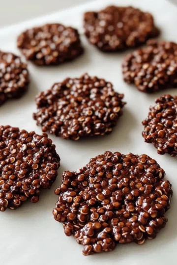 Dark Chocolate Quinoa Crisps