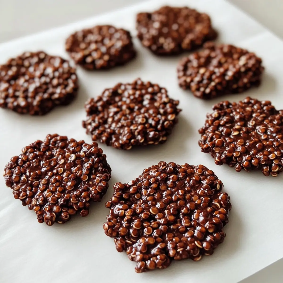 Dark Chocolate Quinoa Crisps