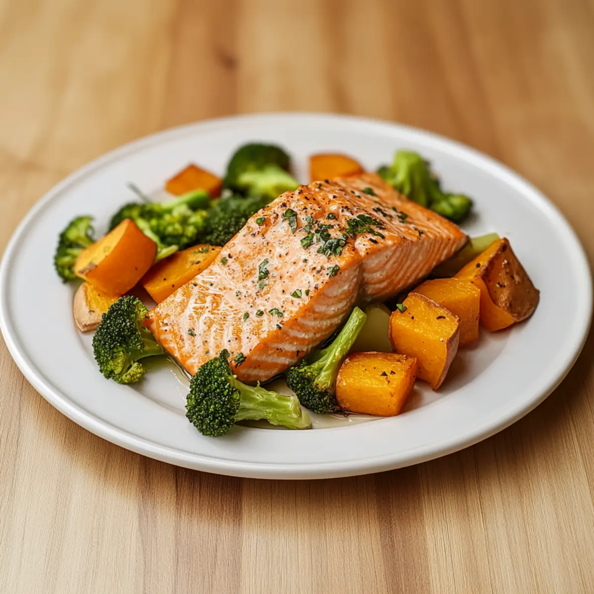 Salmon and Sweet Potatoes