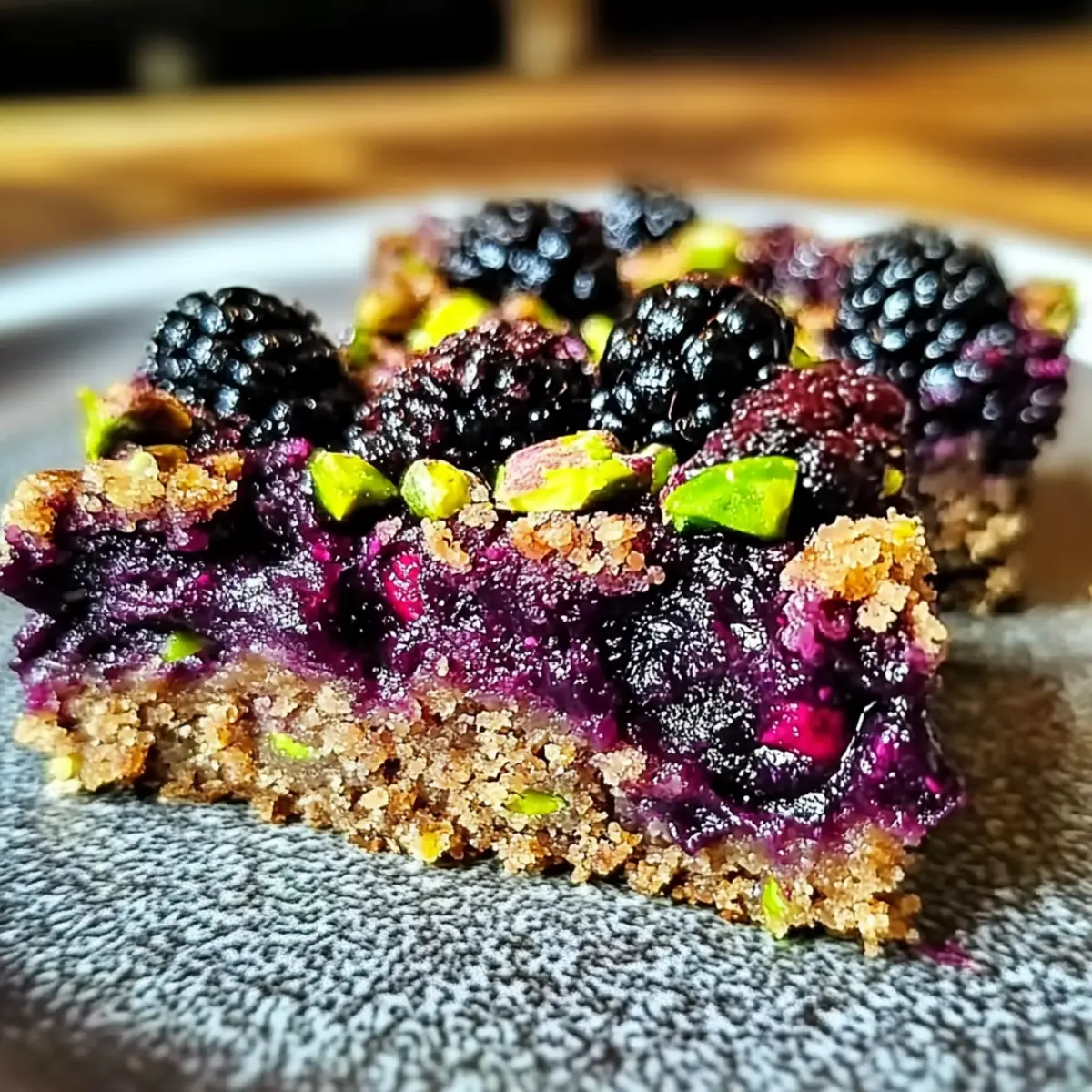 Decadent Blackberry Pistachio Bars You Can't Resist 5 Blackberry Pistachio Bars