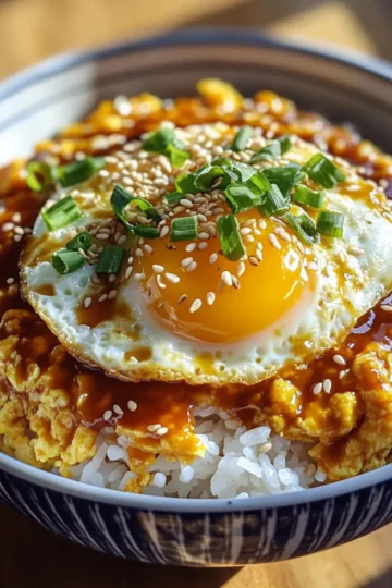 Quick Korean Egg Rice