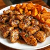 Honey Garlic Chicken And Sweet Potato