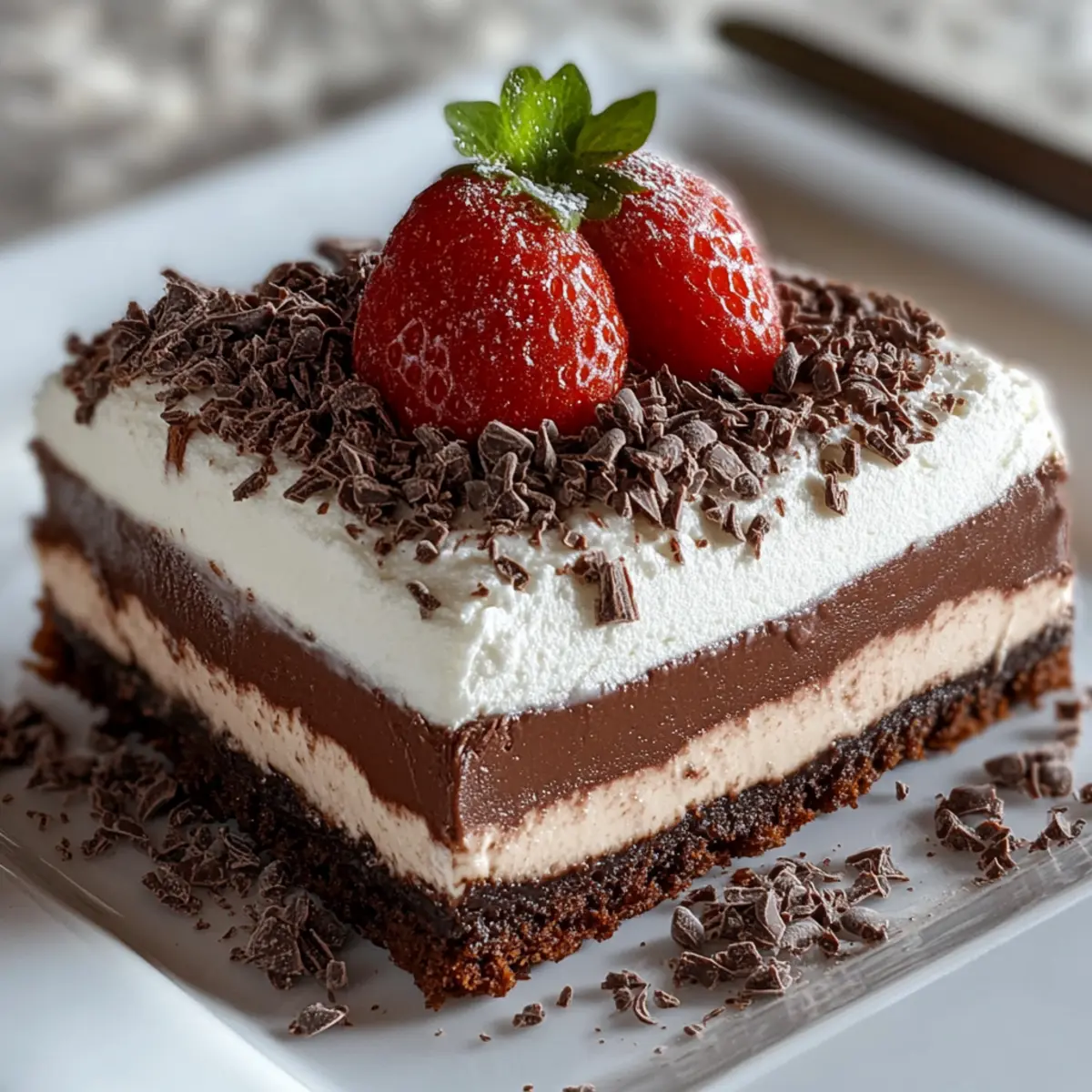 Sugar-Free Chocolate Layered Dessert