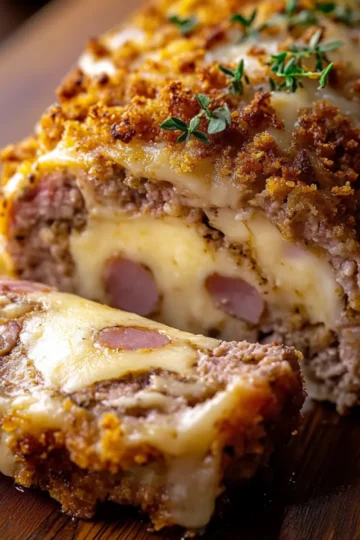 Chicken Cordon Bleu Meatloaf