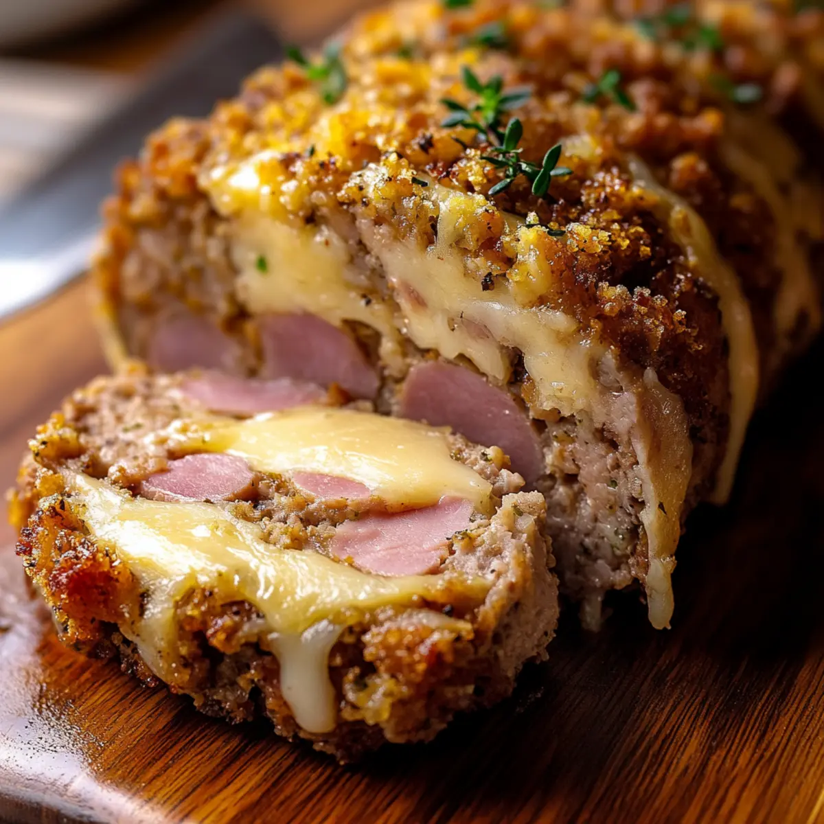 Chicken Cordon Bleu Meatloaf: Comfort Food with a Twist 2 66523d0c 314a 4e0b a00c 219924ebf1betr wr9d57