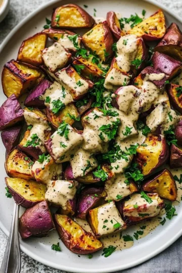 Roasted Japanese Sweet Potatoes