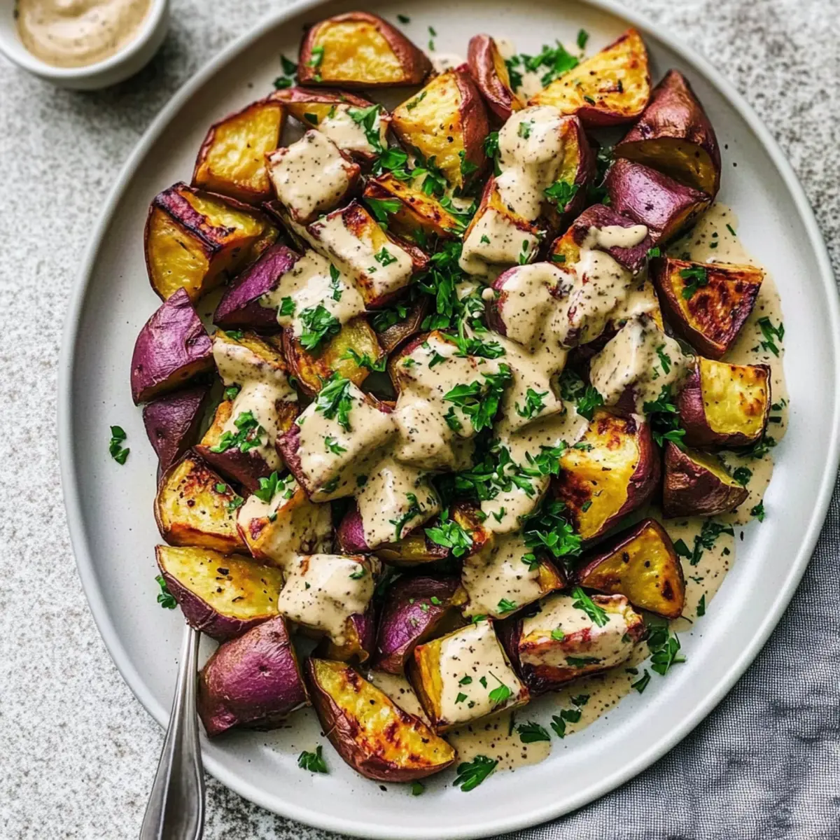 Roasted Japanese Sweet Potatoes