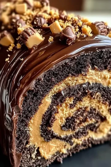 Peanut Butter Chocolate Roll