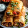 Beef and Cheese Chimichangas Recipe