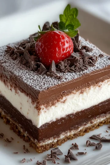 Sugar-Free Chocolate Layered Dessert