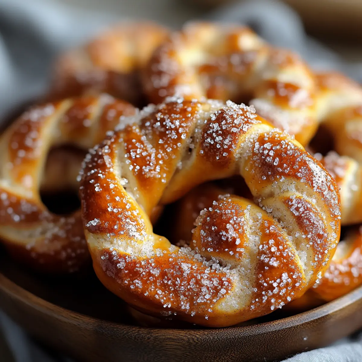 Cinnamon Sugar Soft Pretzels