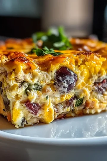 High Protein Breakfast Casserole