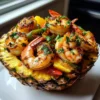 Pineapple Bowls Chicken Shrimp