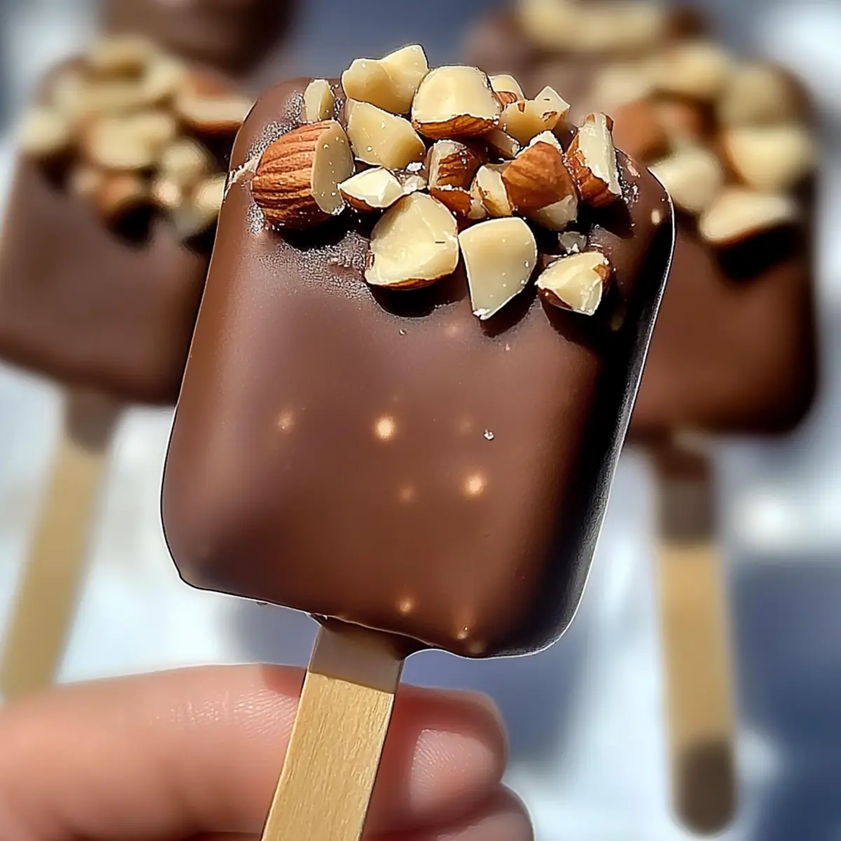 Chocolate Hazelnut Yogurt Pops