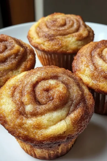 Swirled Cinnamon Delight Muffins