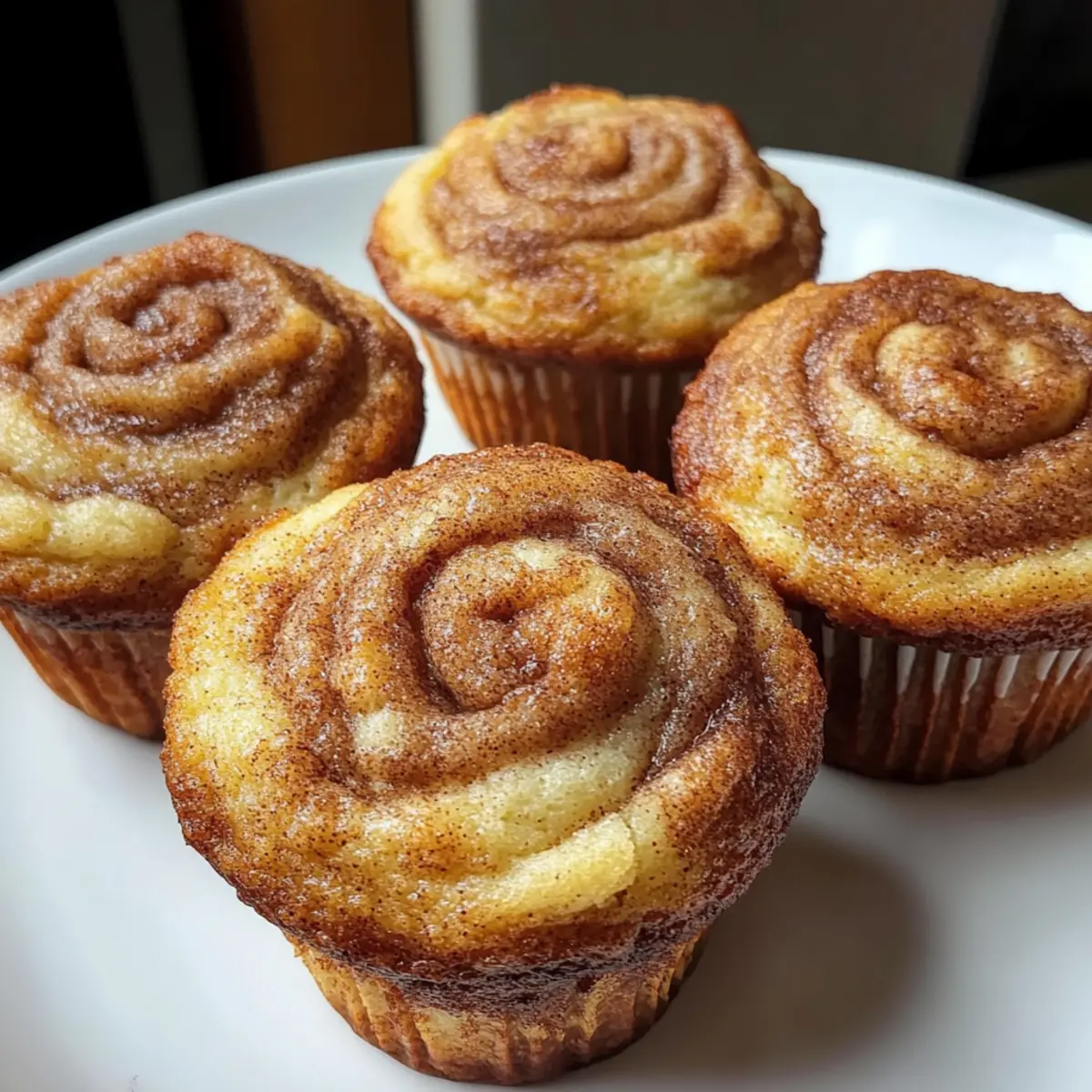 Swirled Cinnamon Delight Muffins