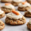 Cream Cheese Frosted Carrot Cake Cookies
