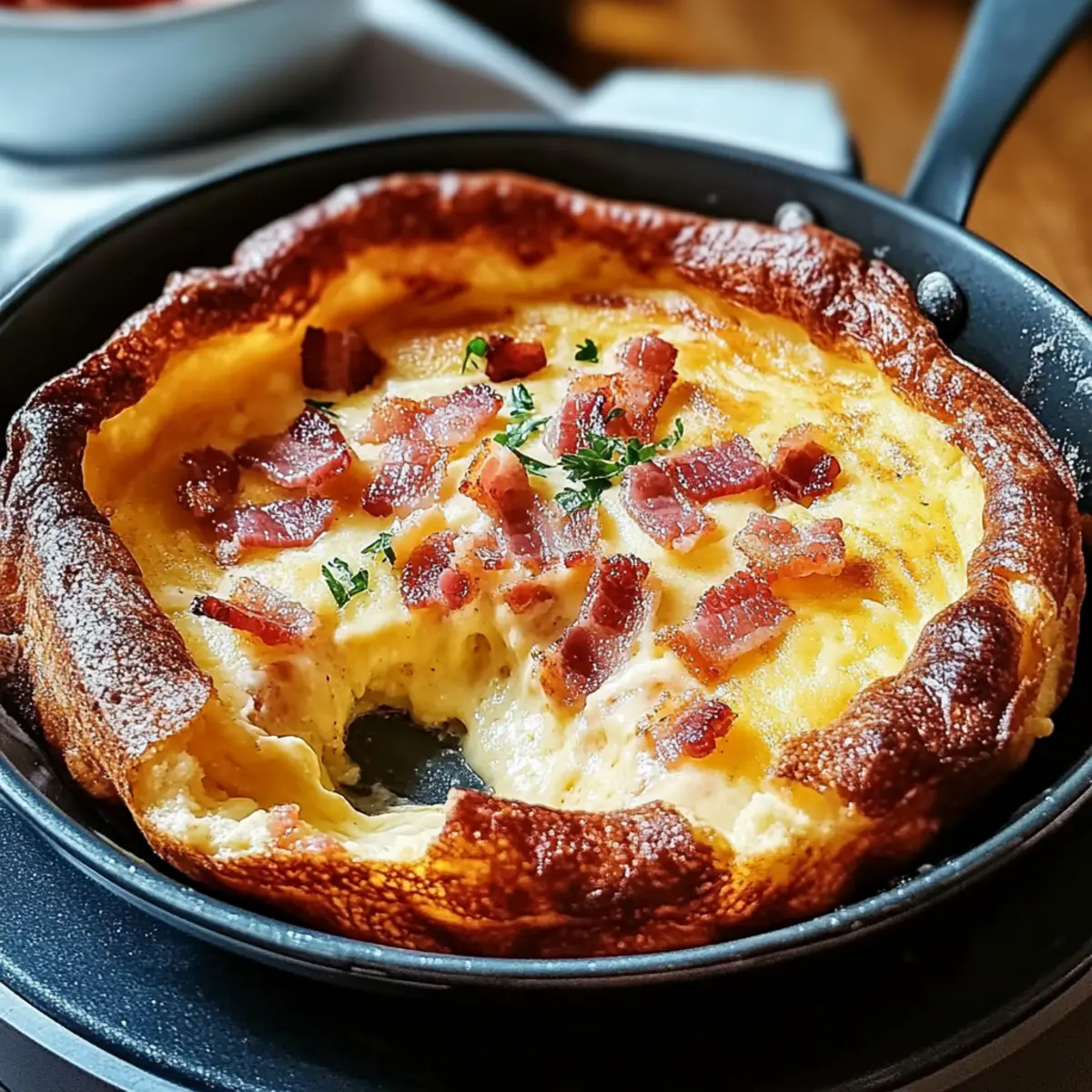 Cheddar & Bacon Dutch Baby