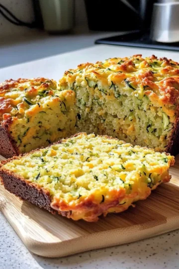 Zucchini Cheddar Herb Bread