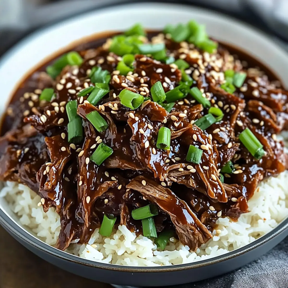 Savory Slow Cooker Korean Beef for Effortless Family Dinners 5 Slow Cooker Korean Beef