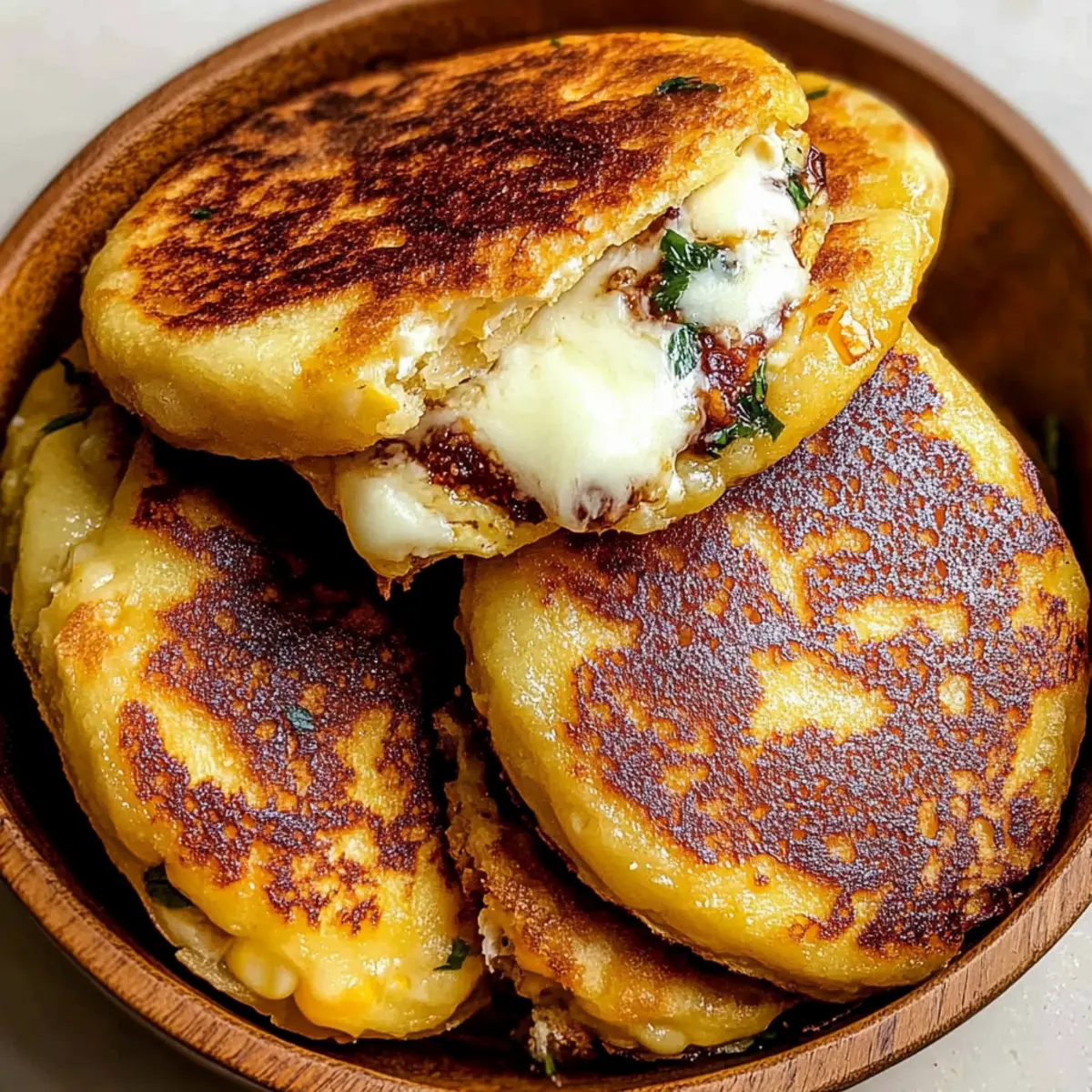 Venezuelan Sweet Corn Cachapas