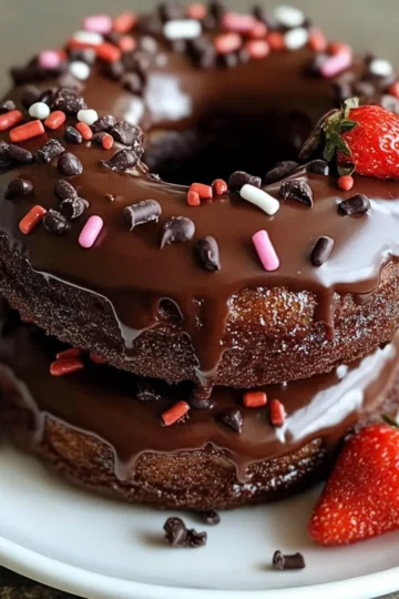 Healthy Chocolate Protein Donuts