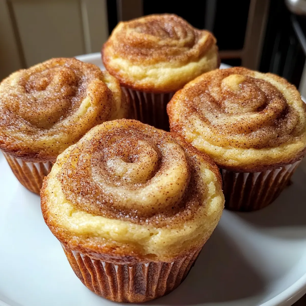Swirled Cinnamon Delight Muffins