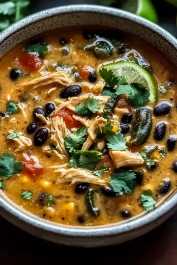 Chicken and Black Bean Soup