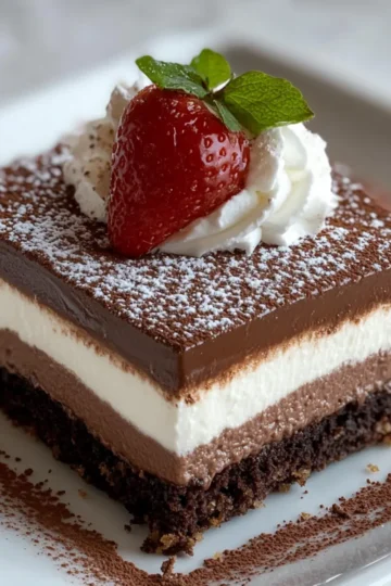 Sugar-Free Chocolate Layered Dessert