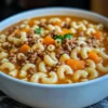 Cheeseburger Macaroni Soup