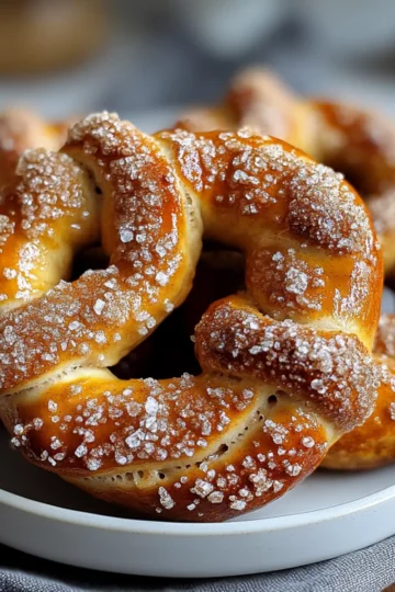 Cinnamon Sugar Soft Pretzels