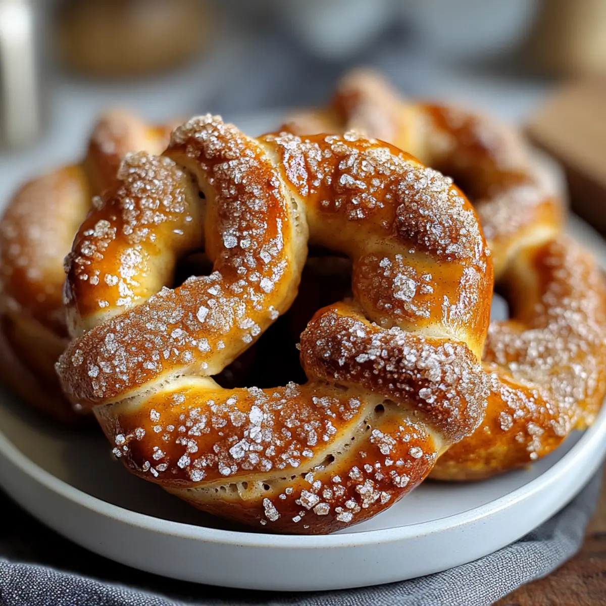 Cinnamon Sugar Soft Pretzels