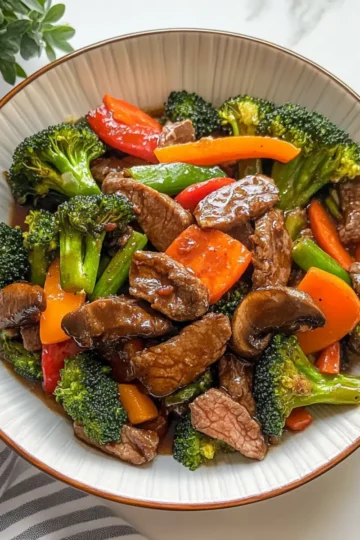 Beef and Vegetable Stir Fry