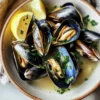 Steamed Mussels in White Wine & Lemon