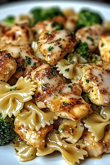 Butter Lemon Bowtie Chicken
