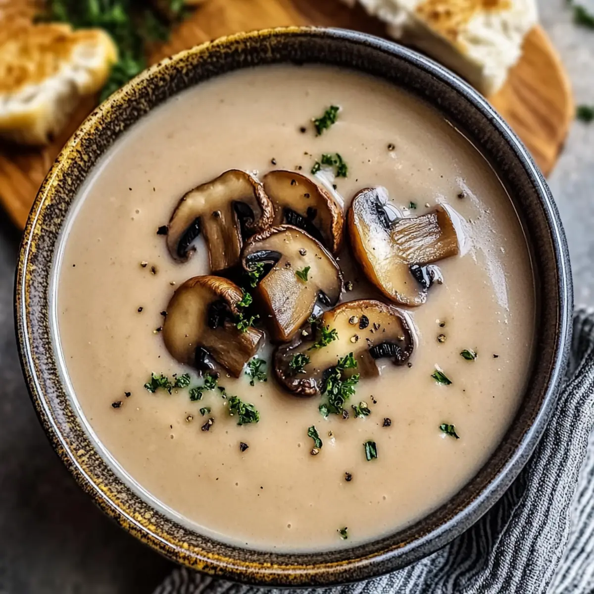 Creamy Mushroom Bisque That Warms the Soul 5 Mushroom Bisque